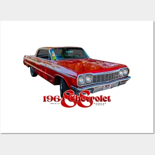 1964 Chevrolet Impala SS Hardtop Coupe Posters and Art